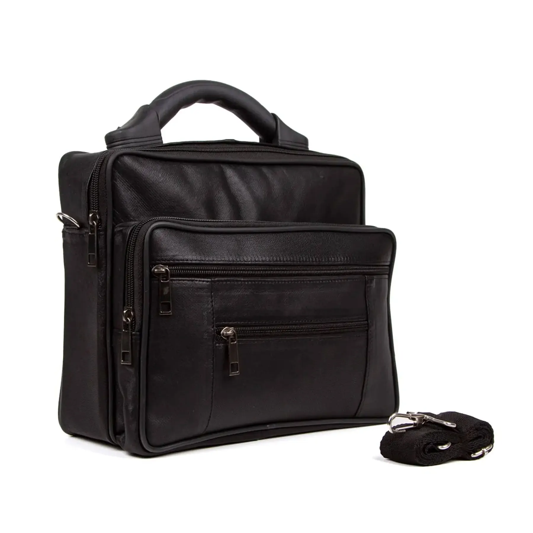 Lederax Top Handle Genuine Leather Hand and Shoulder Bag LD319