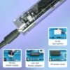 SEQURE SI012 Pro Intelligent OLED Electric Soldering Iron Adjustable Sensitivity Built-in Buzzer for T12|TS Tips Supports PD3.0 6