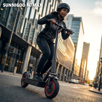 SUNNIGOO N7MAX Scooter elettrico 500W Motore 36v12.5ah 35KM/H Velocità massima Pendolarismo a lungo raggio con assorbimento degli urti APP Escooter