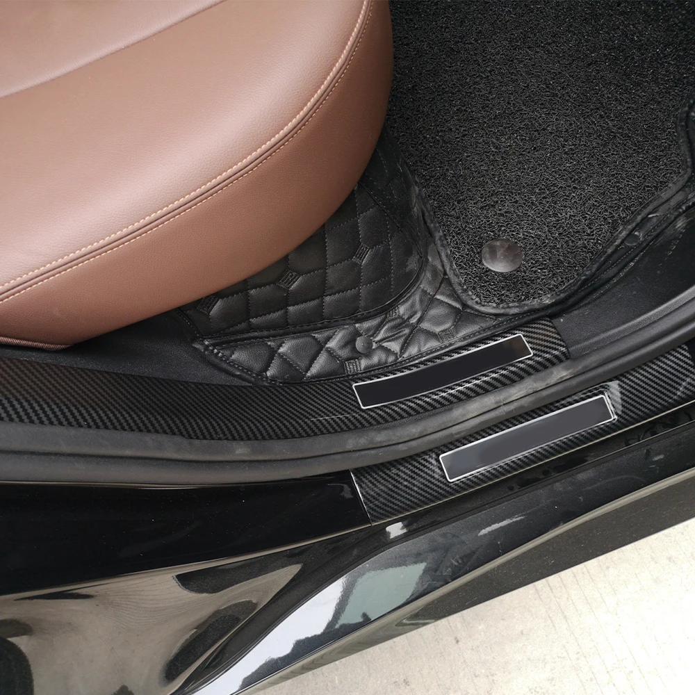BMW X5 G05 F95 X5 M 20192025 2020 2021용 자동차 웰컴 페달 ABS 도어 실 스커프 스레시홀드 가드 플레이트 트림 스트립 액세서리