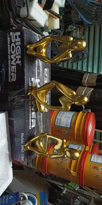 Contemplative Muse, Resin Abstract Thinker Statue for Home and Office Decor photo review