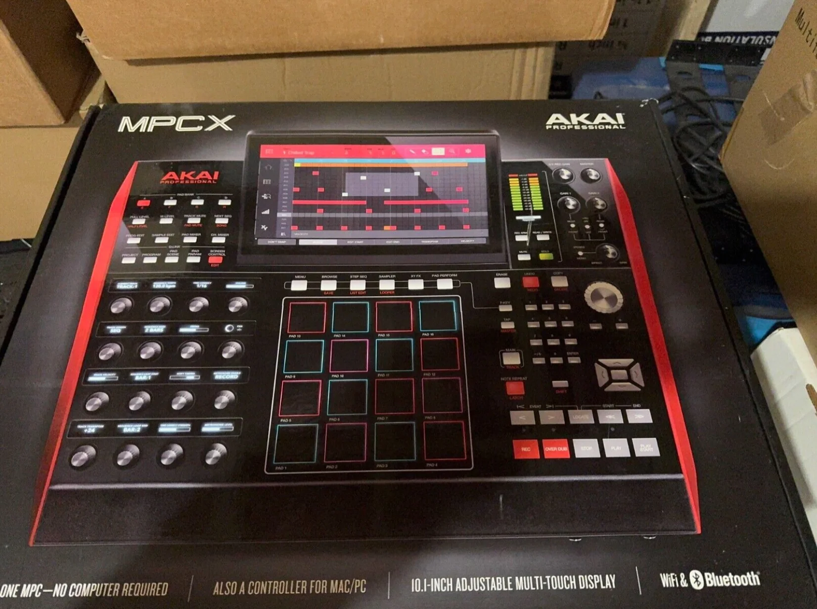 New Akaii Professional MPC X Live II Standalone Production Center with Sampler and Sequencer