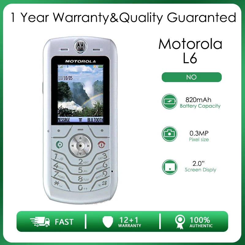Motorola L6 L6i RefurbishedOriginal Unlocked V280 GSM 900 / 1800