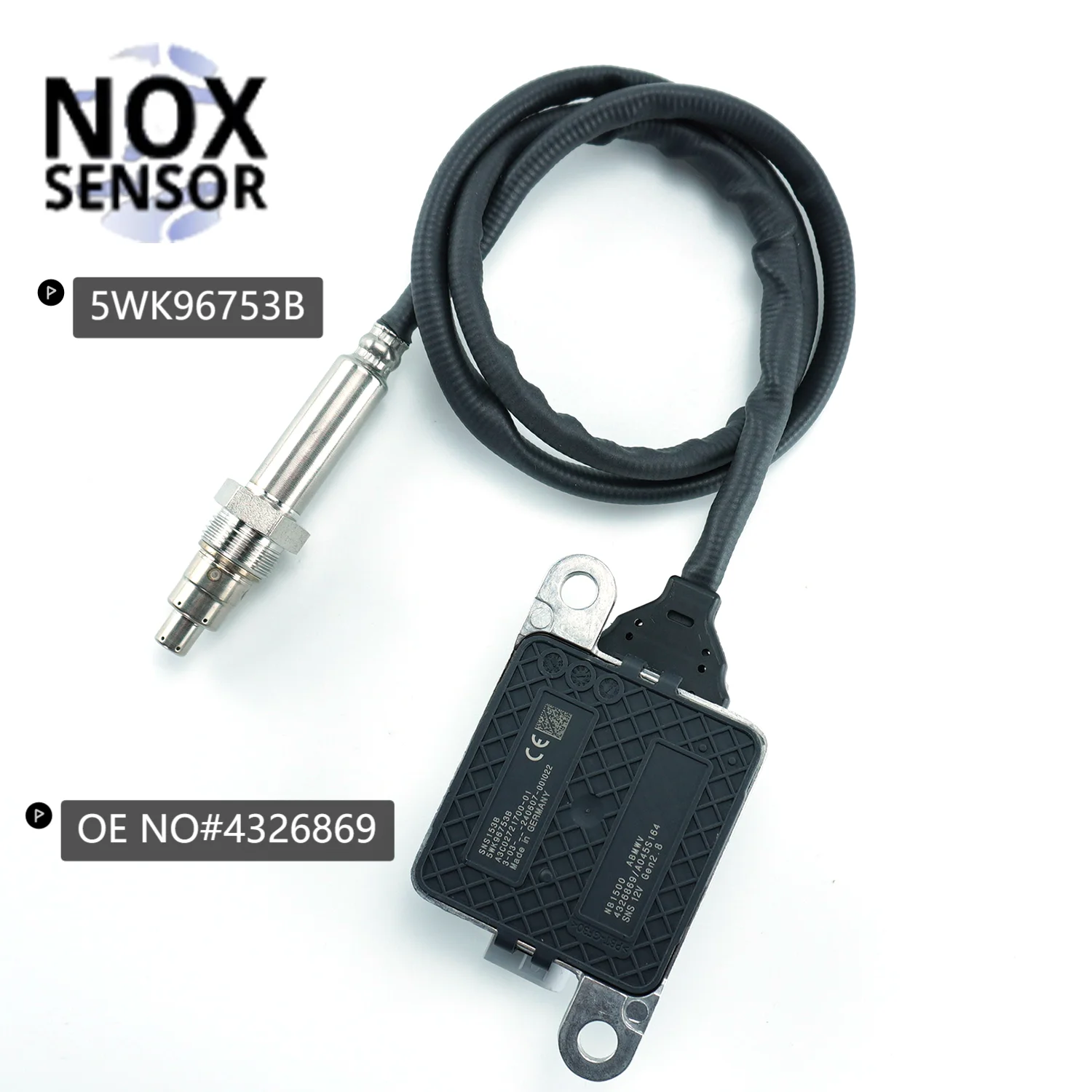 

5WK9 6753B, фабричная лампа, оксид азота, Датчик Nox 5WK9 6753B 4326869/A045S164 для Cummins