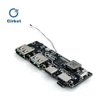 Cirket 22.5W Power Bank 5 porte bidirezionale ricarica rapida modulo di alimentazione Mobile circuito Kit scheda madre fai da te QC4 + PD3.0