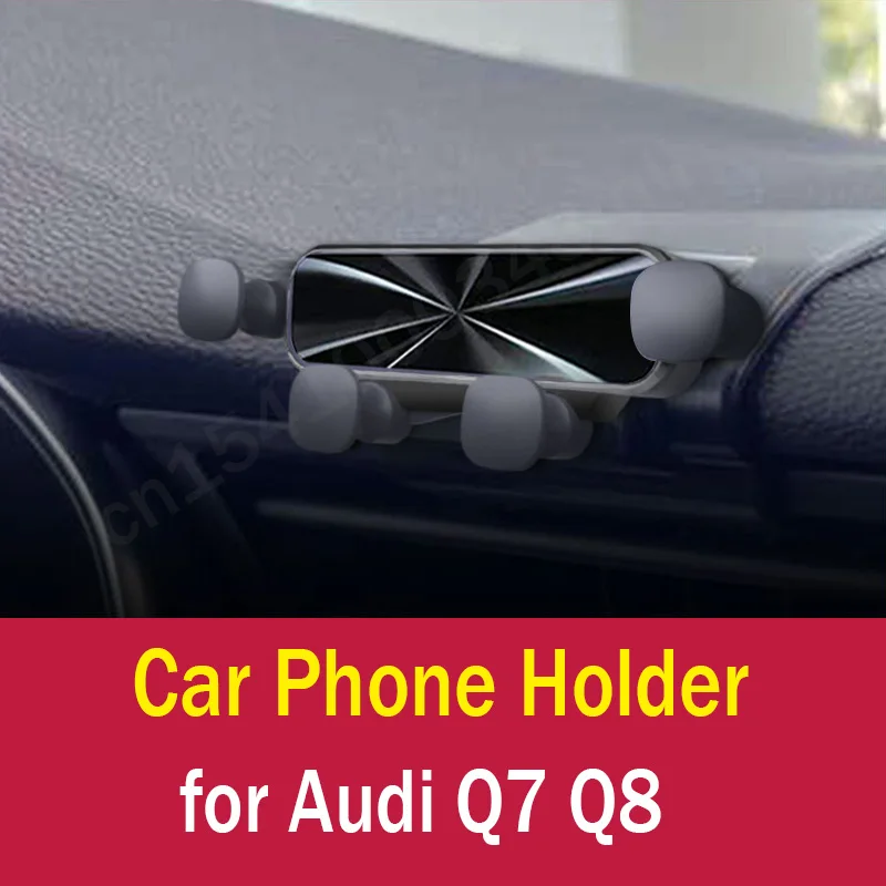 

Gravity Car Phone Holder Mobile Cell Phone Support Mount for Audi Q7 Q8 2006-2022 Accessories