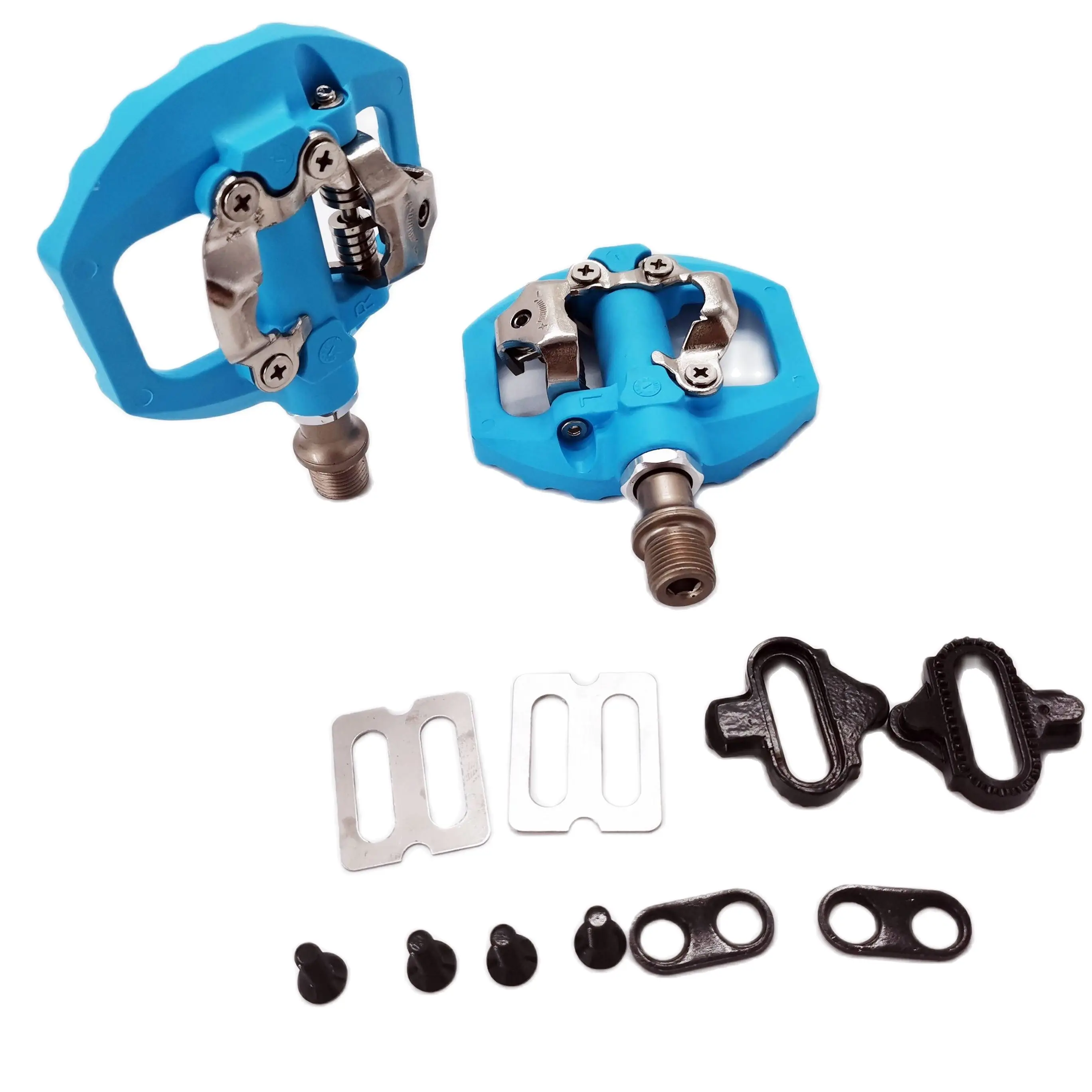 Colors MTB Bike self locking pedal nylon DU+ peilin bearing Mountain XC