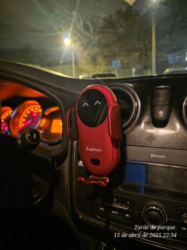 Wireless Charger Car Auto Magnetic Air Vent Phone Holder Induction Fast Charging Station photo review