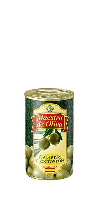 Оливки МAESTRO DE OLIVA с косточкой