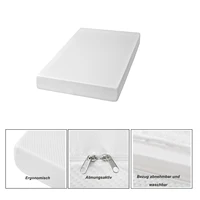 Удобный матрас Anajqaqia 90x200 см, мягкий матрас, сертифицированный Oeko-Tex, эргономичный дизайн, дышащий и прочный — изображение 5