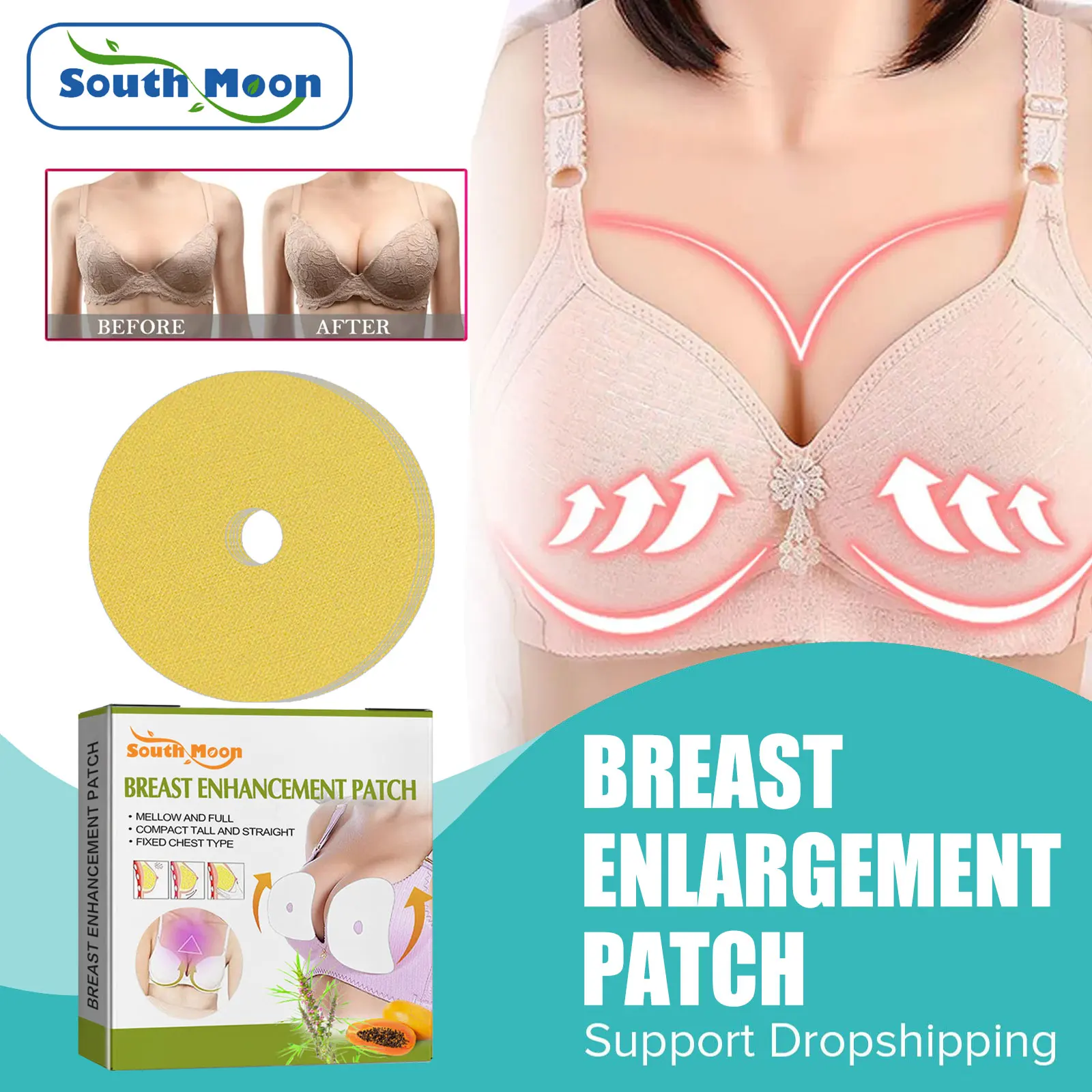 BreastEnlargementPatchFastGrowthPlumpBreastLiftingFirmingBust