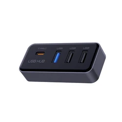 Multi - Functional USB Hub for Glove Box Charging & Data Transfer (Black)