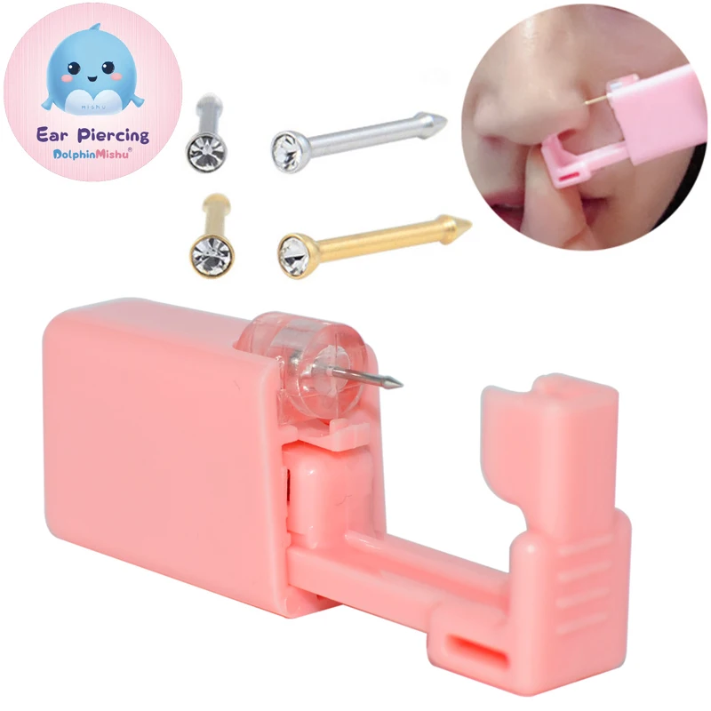 Disposable Self Nose Piercing Gun Self Nose Piercing Gun Kit Safety Kit Tool