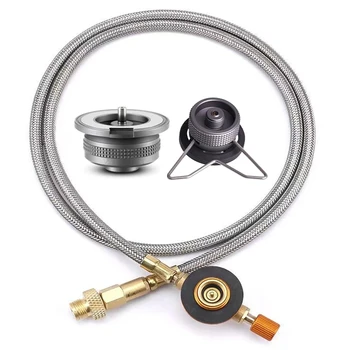 Butane Gas Stove Adapter & Converter Hose 1