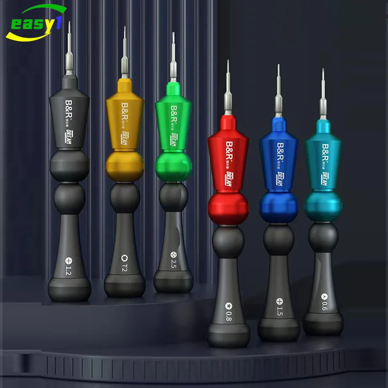 

B&R Dream Screwdriver Kit 6 IN 1 Precision Screw Bits with Magnetic Phillips Triangular Mobile Phone Repair Opening Tools