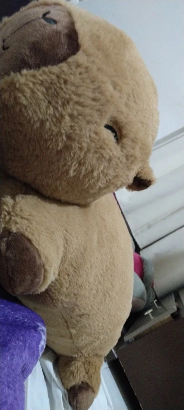 Capivara Fofeza® de Pelúcia – Estilo Almofada