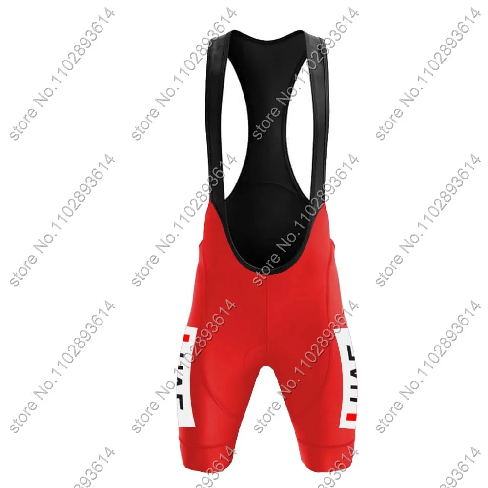 Red UAE Cycling Jersey 2024 Set Spain Tour Short Sleeve Summer Clothing Mens Road Bike Shirts Suit Bicycle Bib Shorts MTB Ropa 6