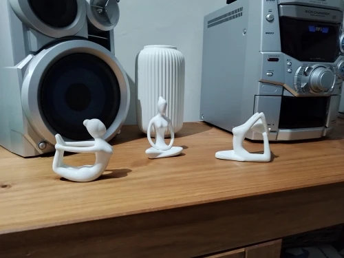 Zen Elegance: Abstract Ceramic Yoga Poses Figurines - Serene Home Studio Décor & Ornaments photo review