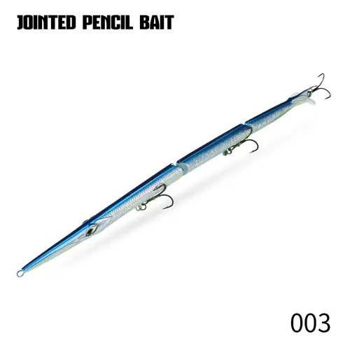 Hunthouse Jointed Pencil Bait 3 Section Fishing Lure 180mm/22g 255mm/30.6g Needle Sinking Swimbait For Bluefish Seabass Tackle - Image 13