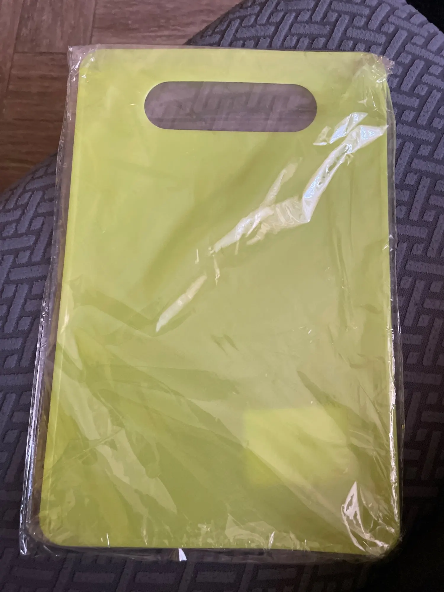 Creative PP Square Chopping Board, Non-Slip Vegetable & Fruit Cutting Board photo review