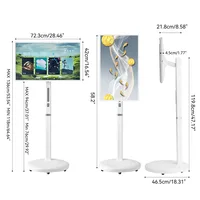 2025 populaire 32 pouces batterie-puissance Android 13 Stand By Me Tv dans le cellule écran tactile salle de sport jeu salle en direct Smart Tv 3