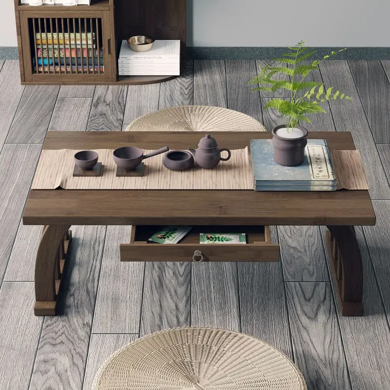 Bamboo Japanese Tea Tatami Chabudai Floor Table Widths 60/70/80/90/100cm