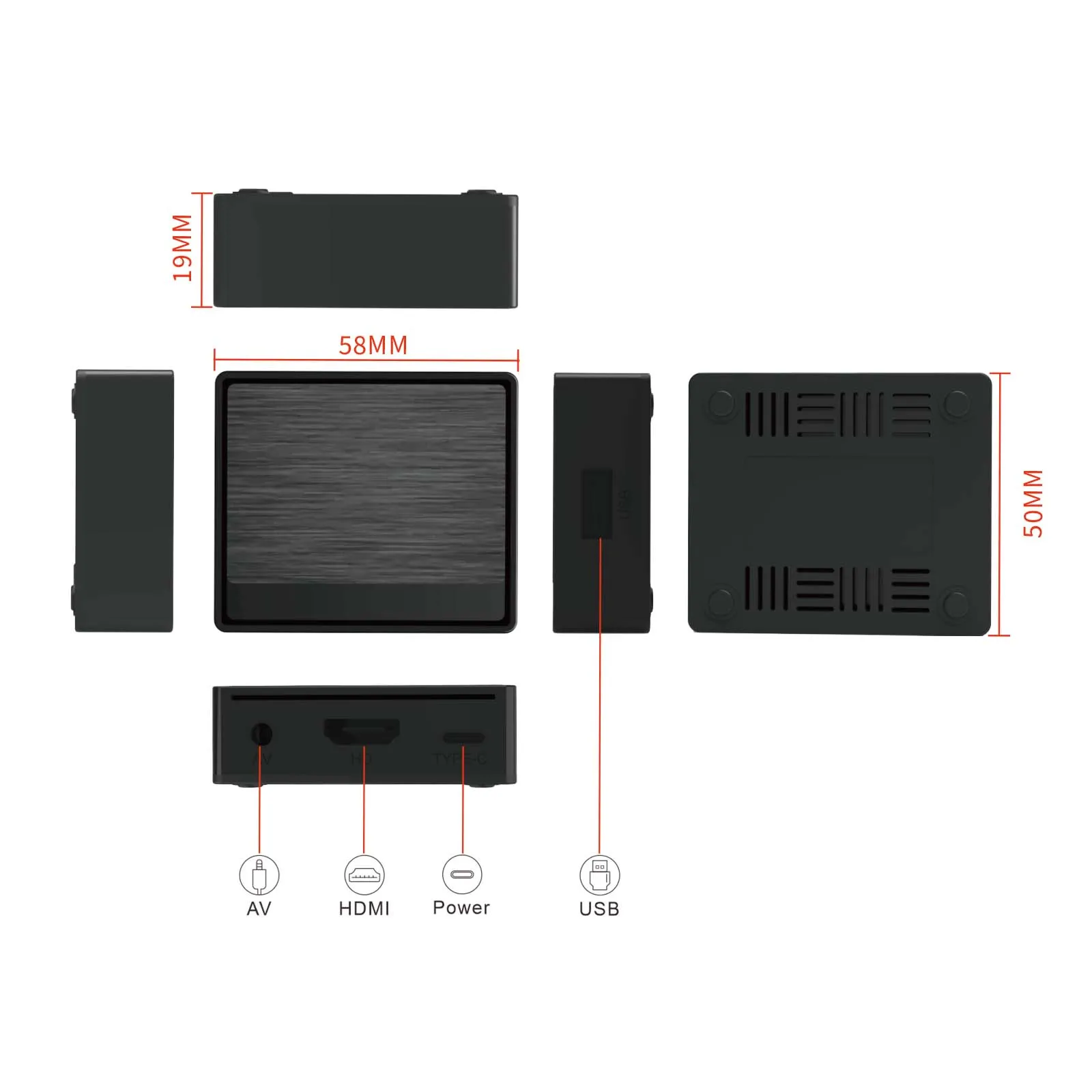 Genérico Nikka Smart TV Box Android 4K HD Sin Mensualidad, WiFi