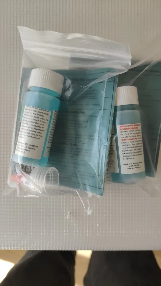 Original Sustaine Blue Gel Topical Anesthetic Secondary Numbings 5% Lidocaine Spray for During Permanent Makeup Microblading Procedures 1.2 OZ photo review