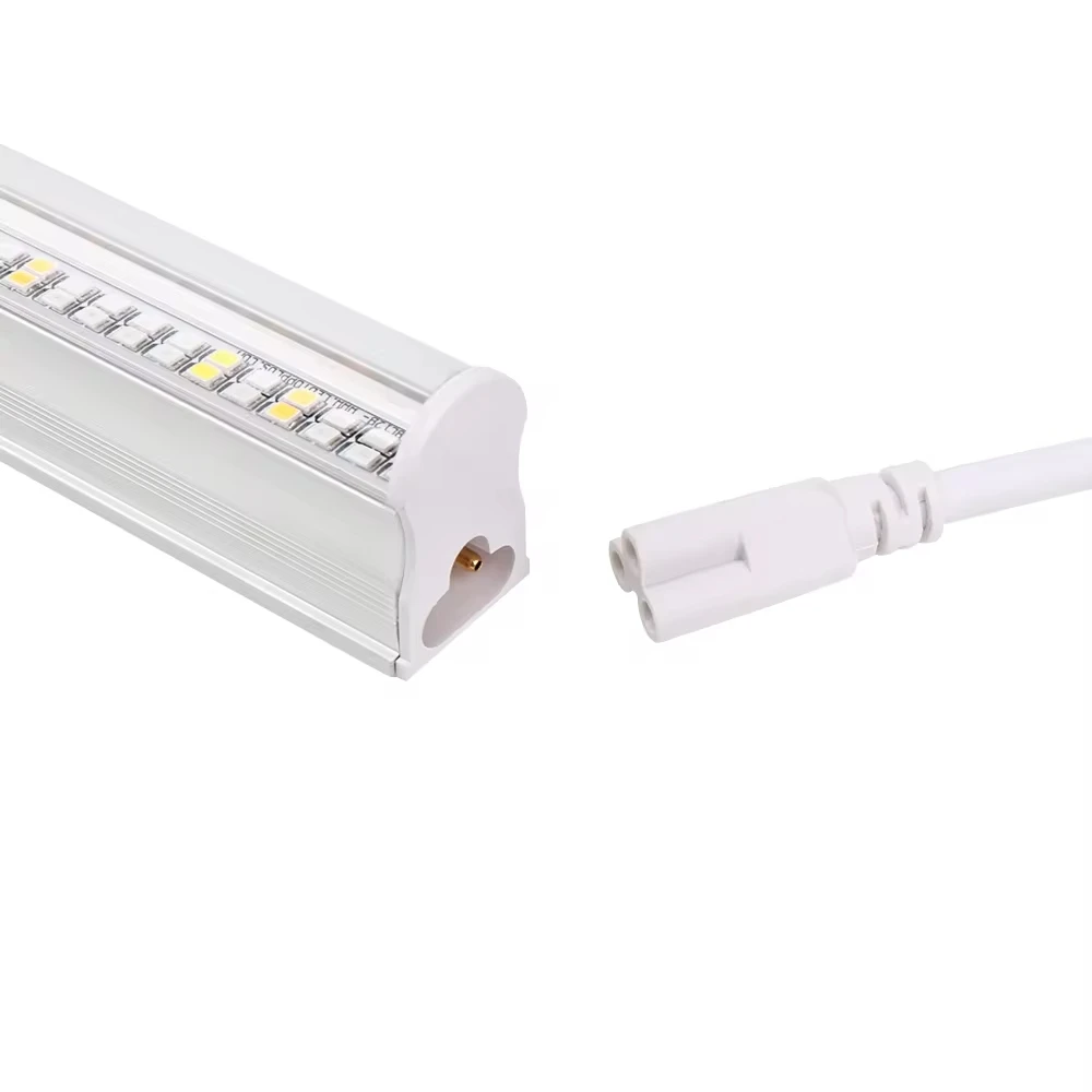 T5 T8 Extension Cord 3Pin LED Tube Connector Cable 50cm 100cm Power Wire ON/OFF Switch For Integrated Tube Light EU US Plug