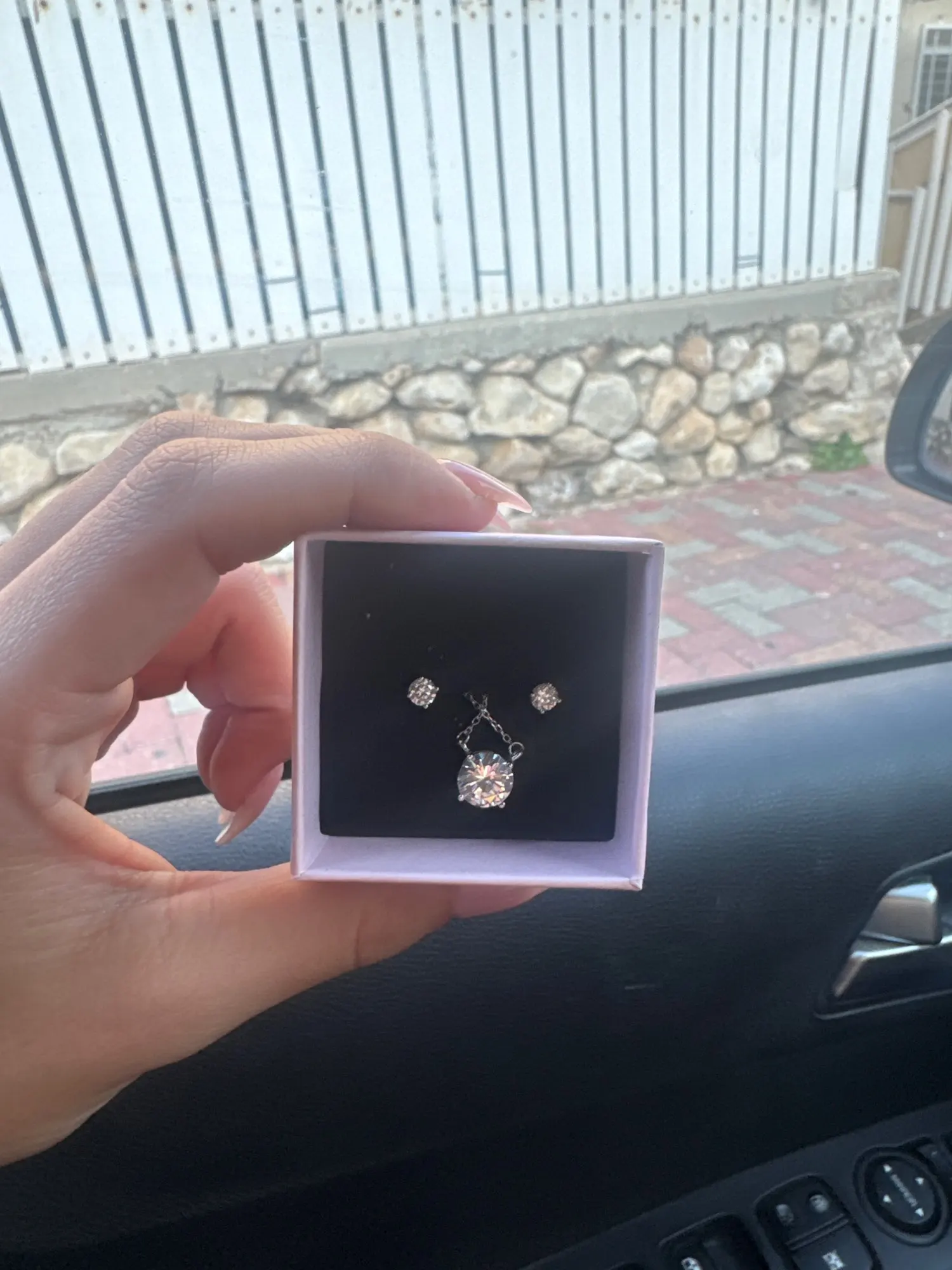 Moissanite Ear Stud Earrings photo review