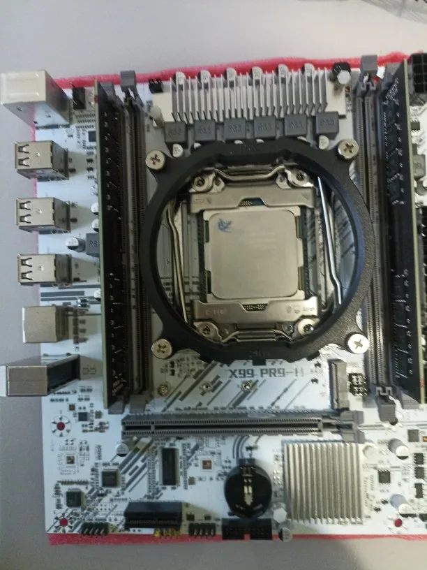 MACHINIST White X99 PR9-H Motherboard combo Intel Xeon E5 2630 V4 LGA 2011-3 CPU DDR4 16GB RAM NVME m.2 Optional kit set photo review