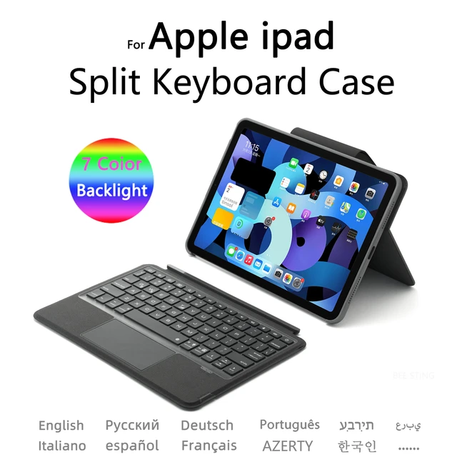 Clavier Bluetooth pour iPad Coque iPad Air 5 2022, AZERTY français