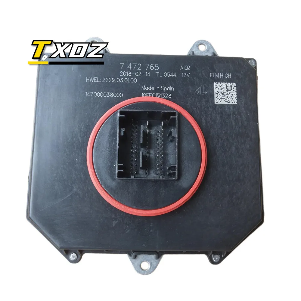 

7472765 для 2018 2019 BMW X3 G01 X4 G02 G30 G31530i 540i F90 M5 530e приспосабливающаяся стандартная лампа управления модулем 63117472765