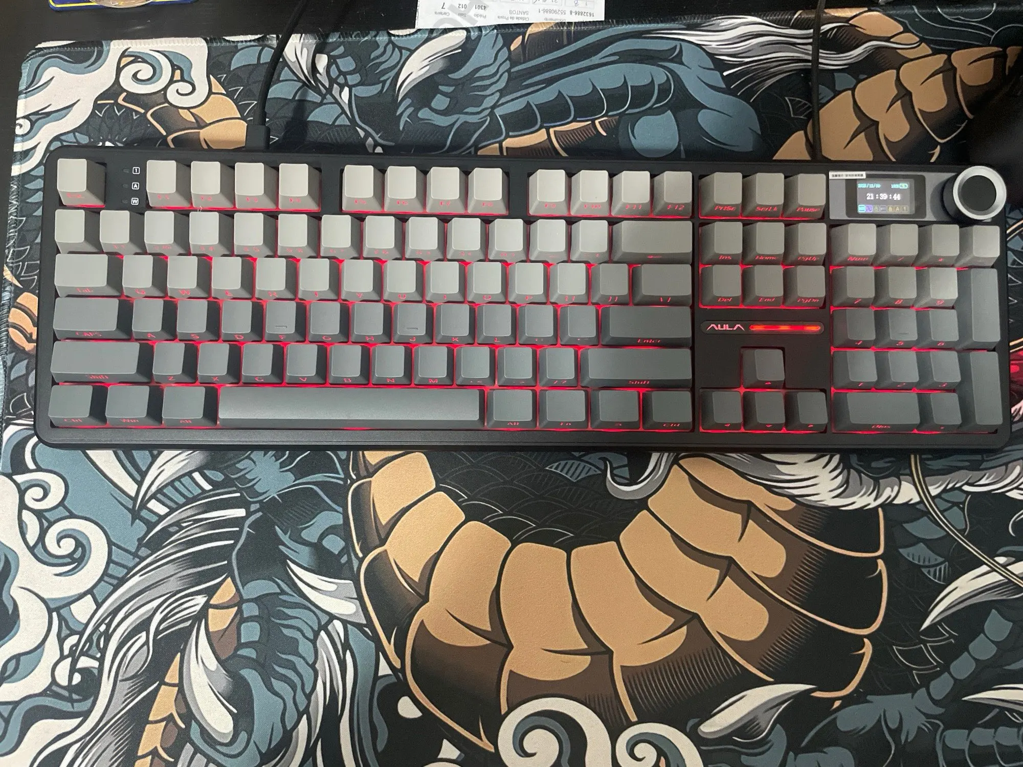 AULA F108Pro Wireless Bluetooth Mechanical Keyboard photo review