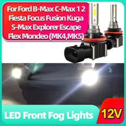 Enhanced LED H8 H11 Fog Light DRL Lamps, 15000LM Brightness (6000 K)