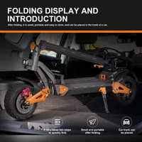 Trottinette électrique FREEBOY H9 6000W à double moteur 60V30AH, vitesse maximale 80-90KM/H, autonomie maximale 90KM, pneus de 11 pouces, trottinette électrique pour adultes 5