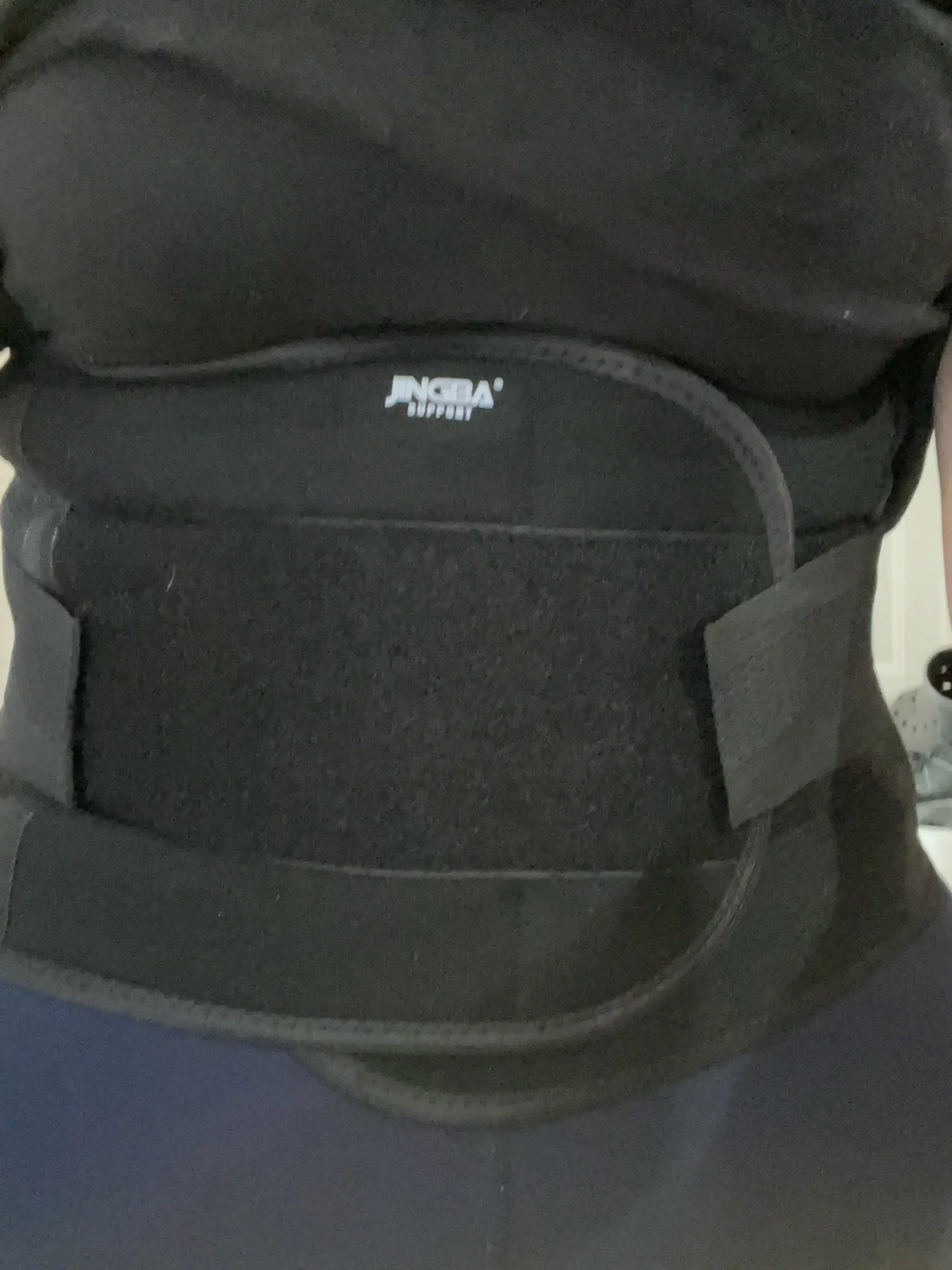 Waist Support Belt Adjustable Sweat Trainer Core Stability Fitness Gym photo review