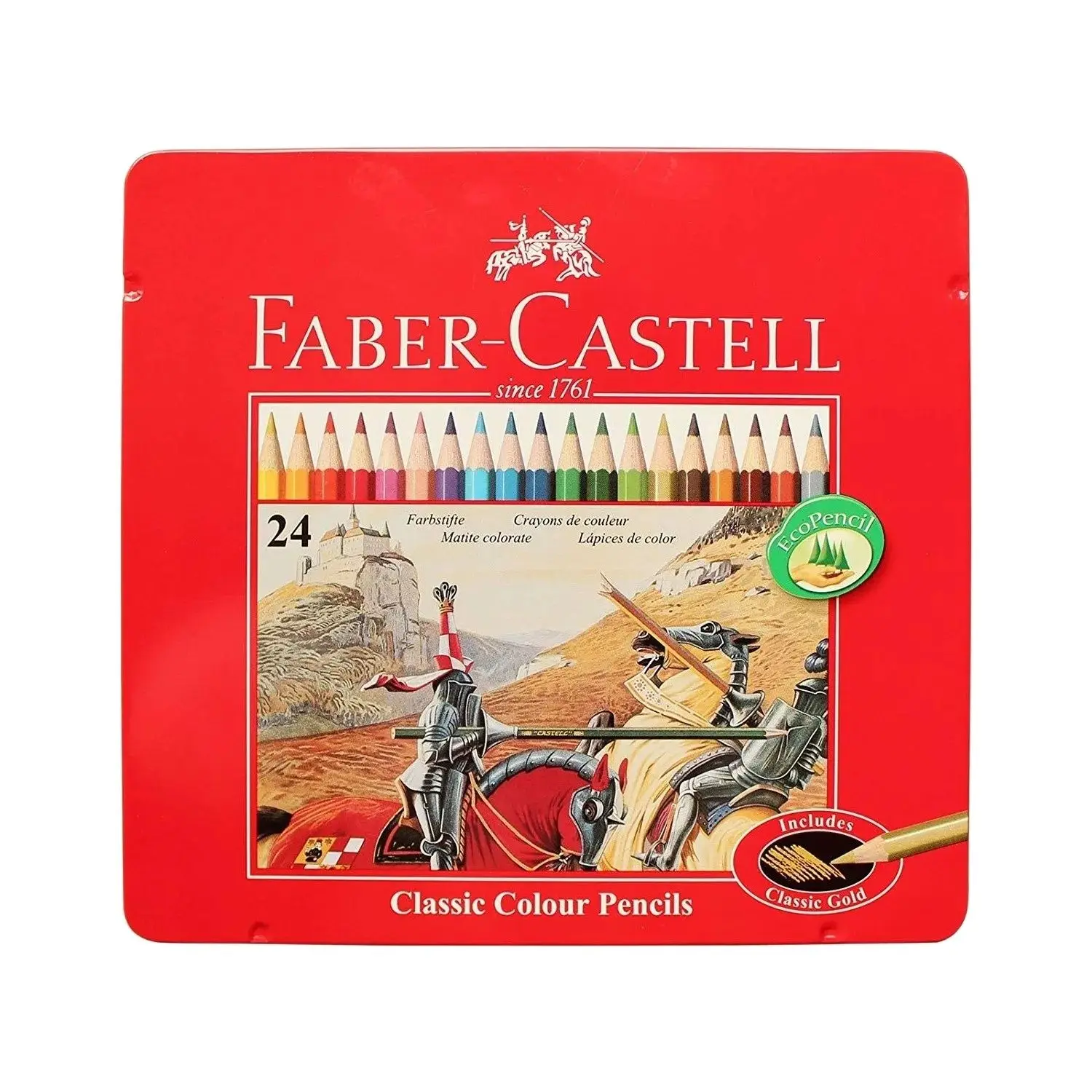 Faber Castell Matite Colorate Full Size 24 Colori, Pittura, Scuola, Studente