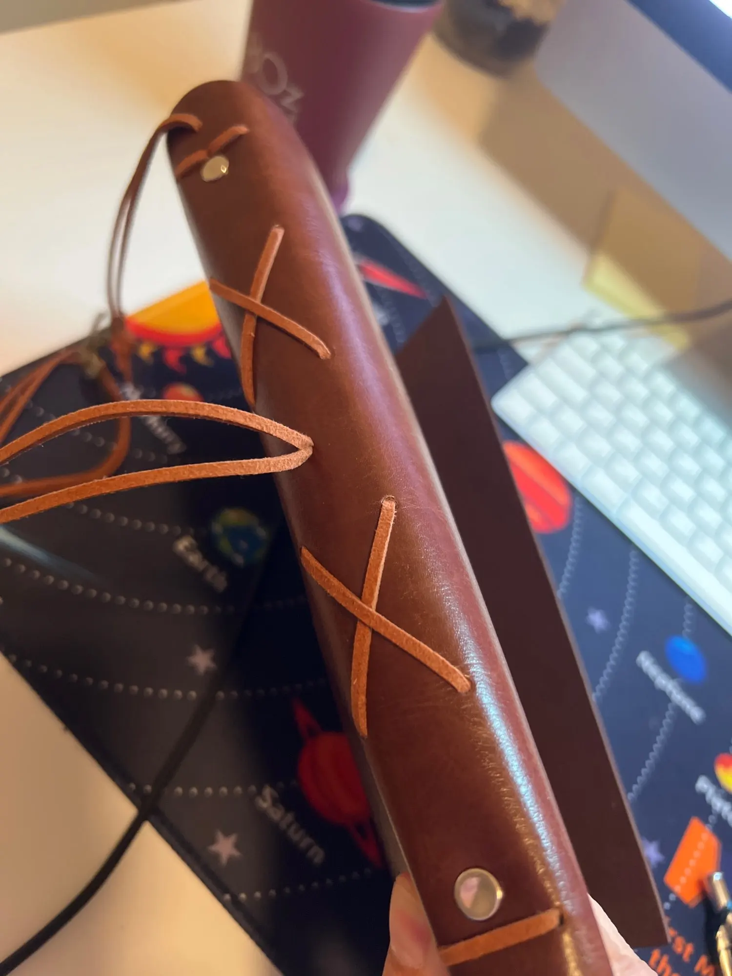Journal de l'explorateur - Carnet de voyage cuir marron
