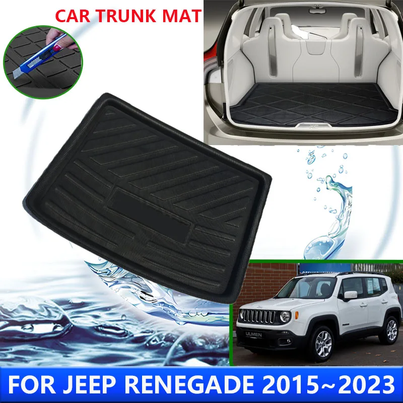 Per Jeep Renegade 2015 ~ 2023 2016 2017 2018 2019 2022 Cuscinetti Protettivi Per Bagagliaio Posteriore Per Auto Accessori Per Tappetini Anti-Fouling I