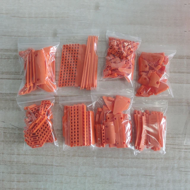 274Pcs/lot MOC Bulk Soft Pin Axle Conectors Truck Panels spare Kit Compatible with EV3 Technical Cars STEM DIY Educational Toys 4