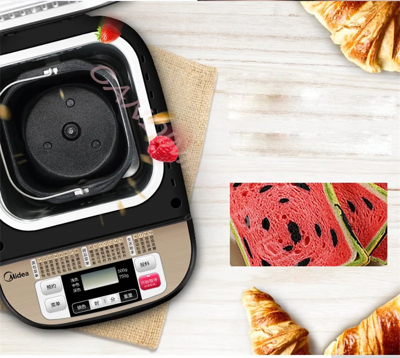 Household Bread Machine Commercial Fully Automatic Intelligent Multi-Functional Dough Machine Bread Breakfast