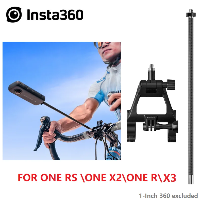 Insta360ThirdPersonBikeHandlebarMountForInsta360X3OneX2RSR