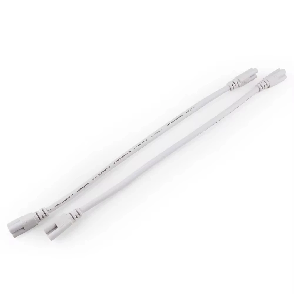 T5 T8 Extension Cord 3Pin LED Tube Connector Cable 50cm 100cm Power Wire ON/OFF Switch For Integrated Tube Light EU US Plug