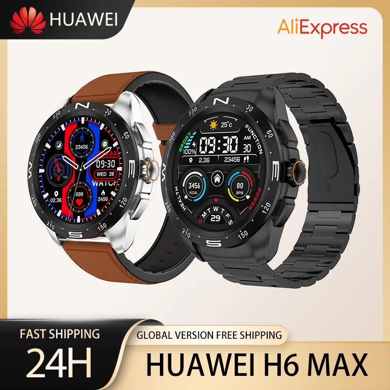 2023 Huawei H6 Max Smartwatch sport monitoraggio del sonno Fitness