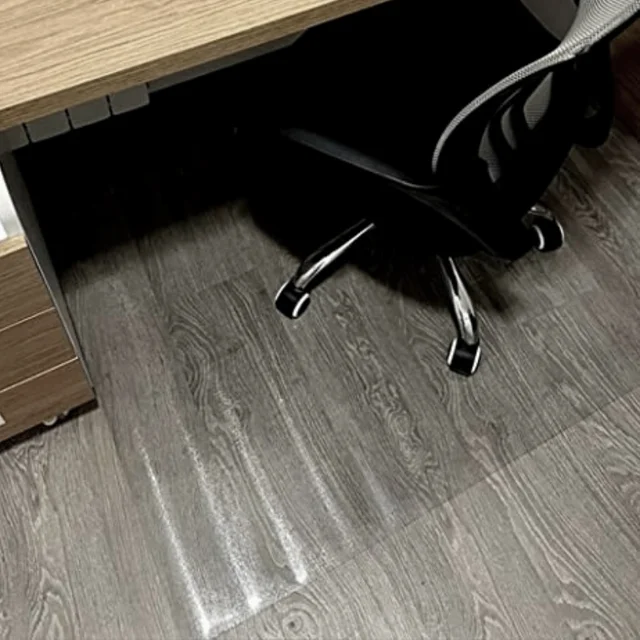 Rollo protector de suelo de vinilo transparente, tapete resistente para  silla de oficina para suelos de madera, baldosas, suelo laminado, tapete