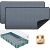 Guinea Pig Cage Lining Washable Guinea Pig Skin Pad Reusable and Non slip Urinary Pad for Guinea Pig Cat Dog Bed small animal 1