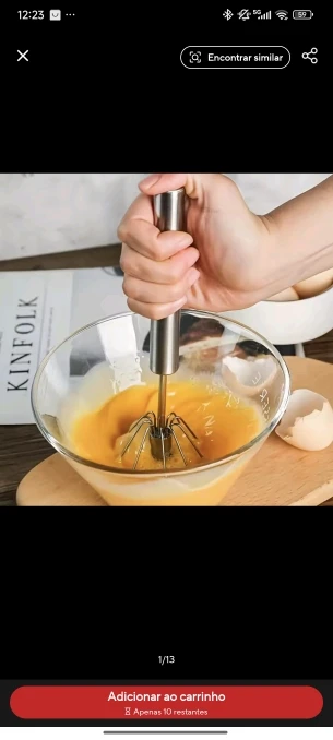 Stainless Steel Rotary Whisk Semi-Automatic Mixer Manual Whisk Household Cream Eggs Baking Gadgets photo review