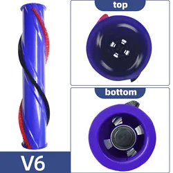 Soft Roller Brush and Carpet Brushroll Bar Replacement (V6 Carpet Brushroll)
