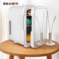 12 В/220 В кухонный холодильник 5л мини-зеркальный холодильник авто компрессор студенческое общежитие домашнее использование пикник кемпинг портативный холодильник